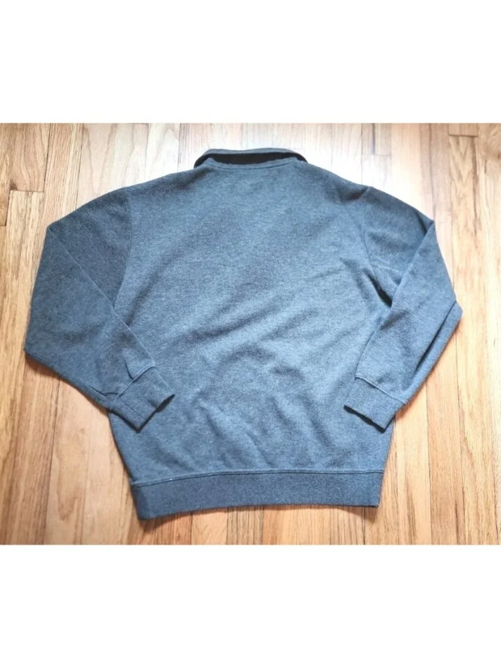 Kansai Yamamoto 1/4 Zip Jacket Japanese Pullover Sweatshirt Medium Grey Soft - Picture 9 of 11